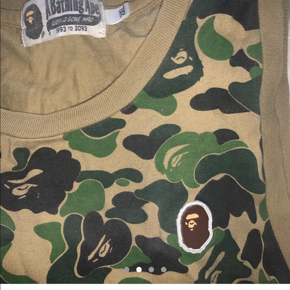 Vintage Bape a bathing ape abc camo tank top 2xl in amazing shape!
